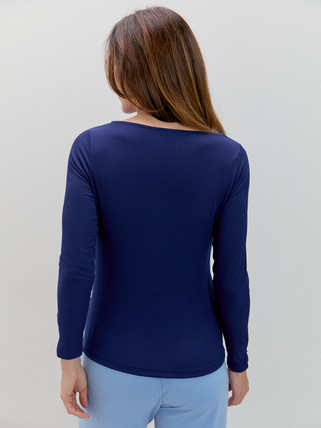 CAMISETA CANALE LISA Azul Noche