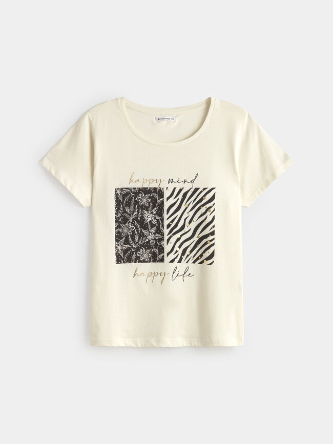 CAMISETA POSICIONAL ANIMAL Crudo