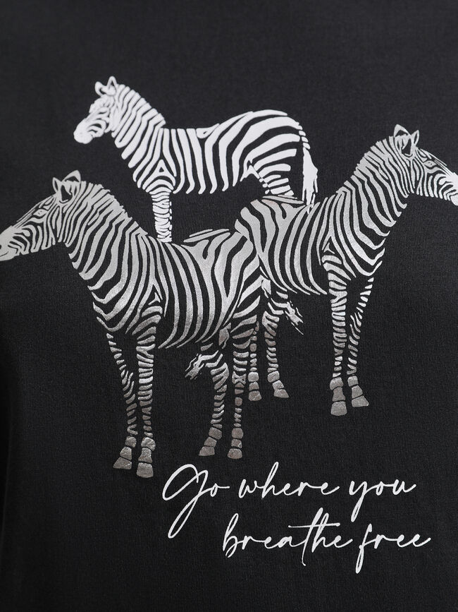 CAMISETA POSICIONAL CEBRA Negro