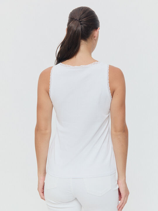 TOP LENCERO Blanco Optico image number null