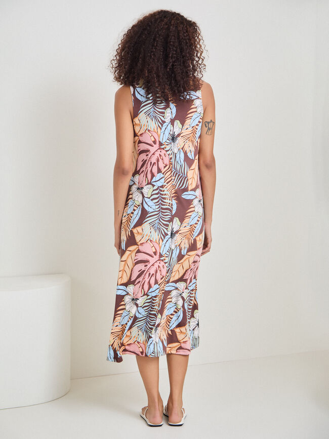 VESTIDO DTY C/PICO Estampado 1