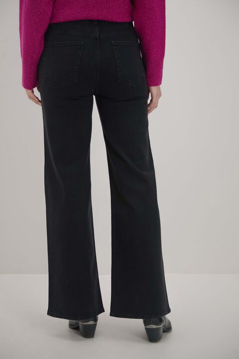 WIDE LEG DETALLE TACHAS Negro image number null