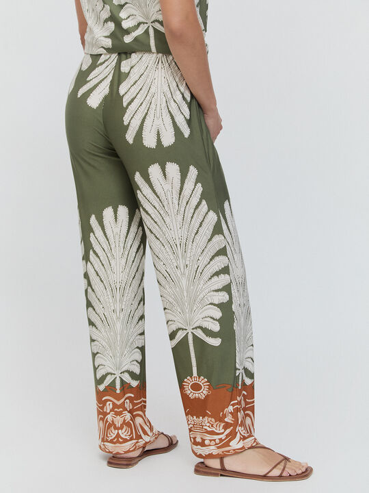 PANTALON ESTAMPADO Kaki image number null