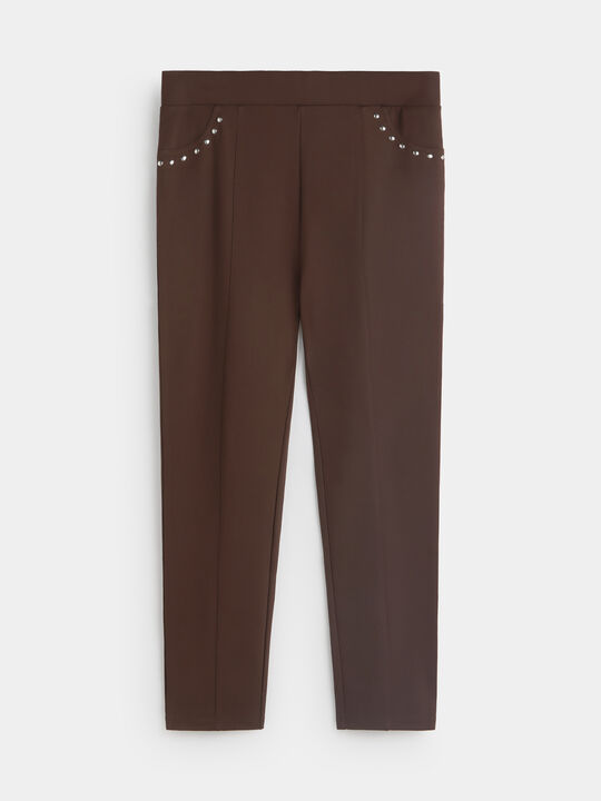 LEGGING DETALLE Marron Medio image number null