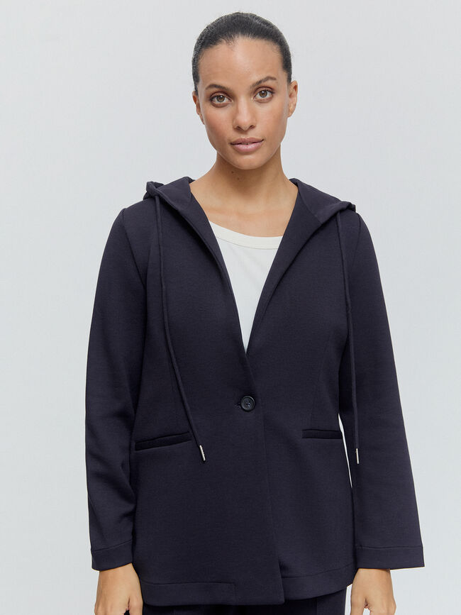 CHAQUETA CAPUCHA Azul Marino