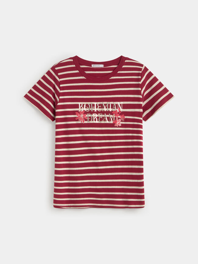 CAMISETA MARINERA LETTERING Rayas 1