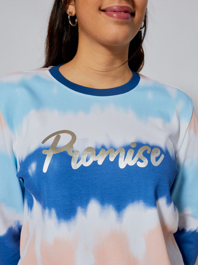 Sudadera tie dye Multicolor
