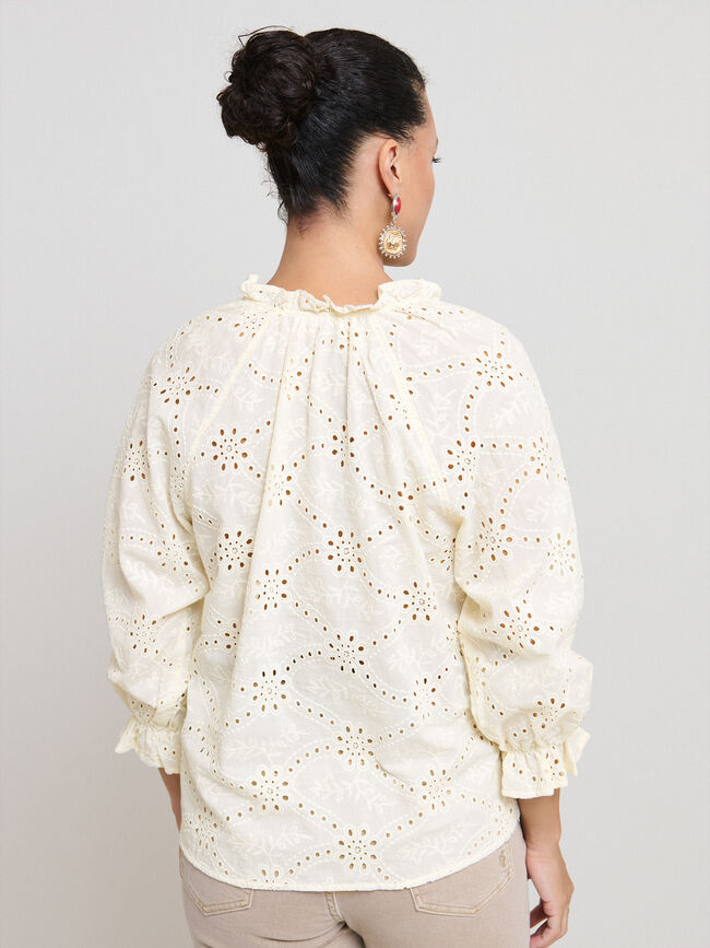 BLUSA BORDADO Crudo