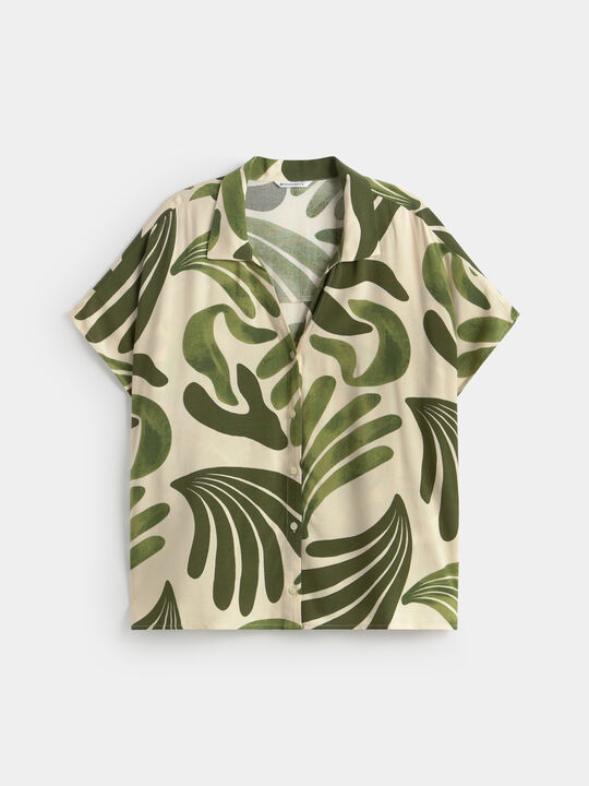 CAMISA MANGA CORTA verde cypress image number null