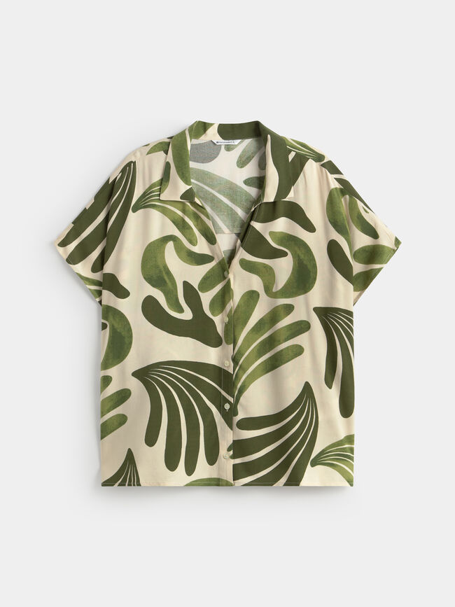 CAMISA MANGA CORTA verde cypress