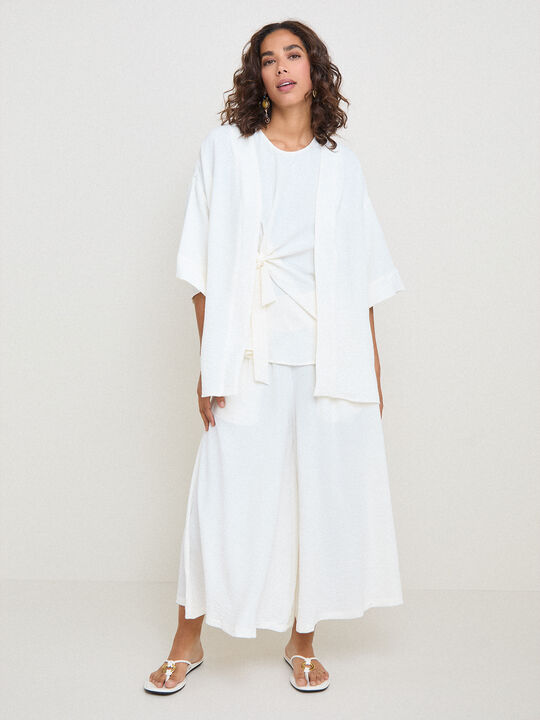 KIMONO LAZO Blanco Optico image number null