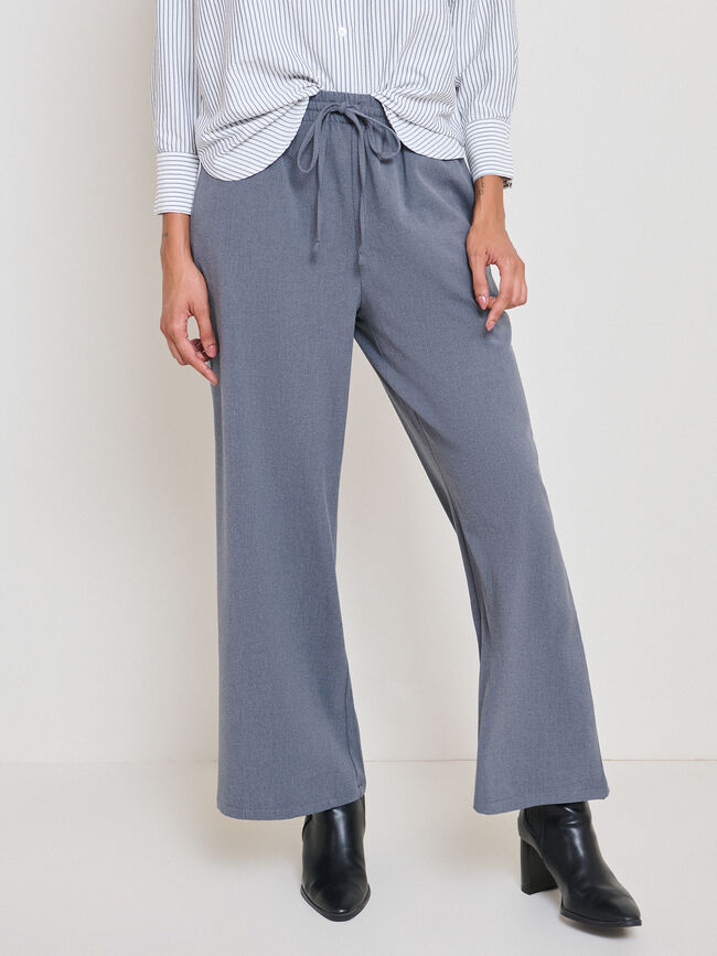 PANTAL&Oacute;N PALAZZO Gris