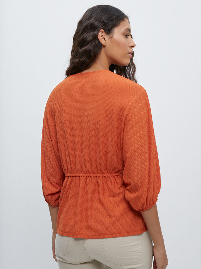 CAMISETA TEXTURA LAZO Barro