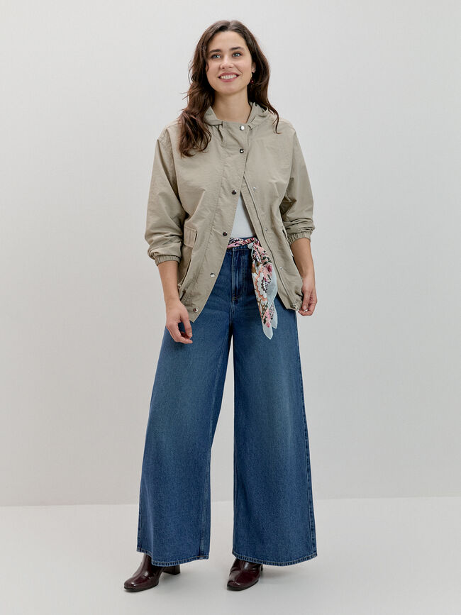 PARKA DETALLE GOMA Vison