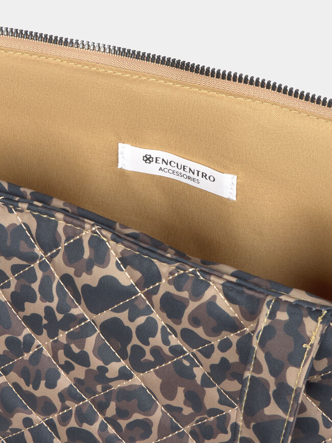 BOLSO ESTAMPADO PRINT Marron