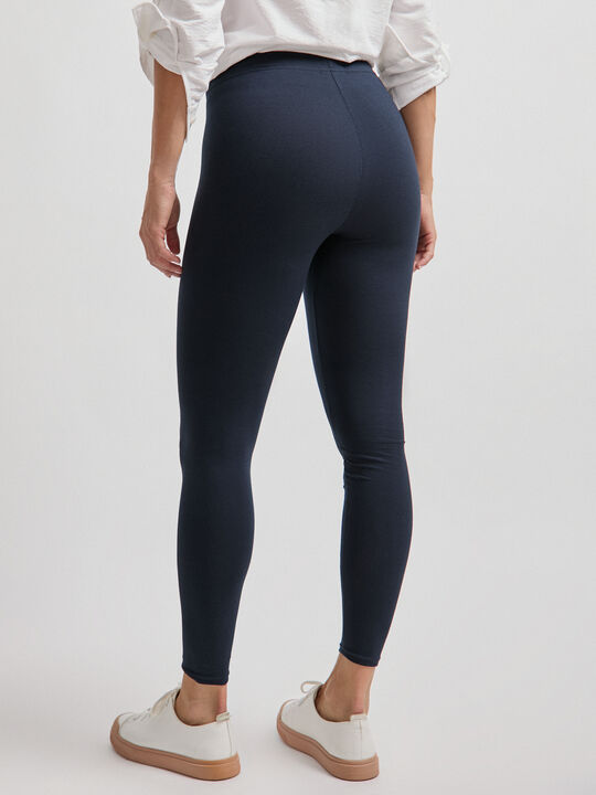 LEGGING BASICO LARGO Azul Marino image number null