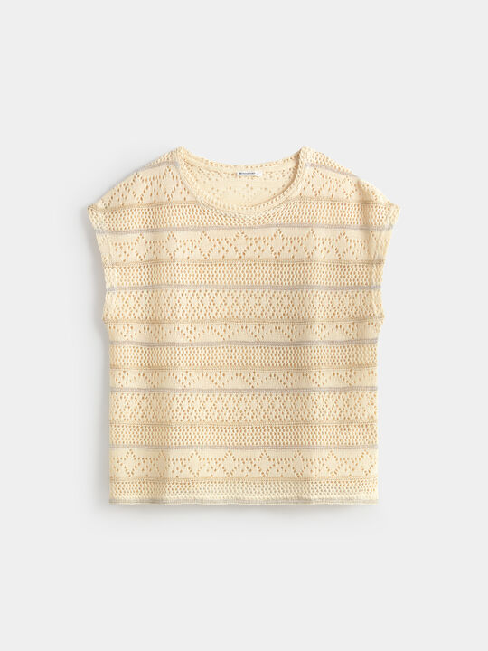 CAMISETA PUNTO CORTADO Rayas 1 image number null