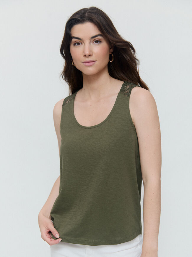 TOP CANSESU verde militar