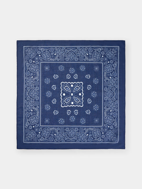 PA&Ntilde;UELO ALGOD&Oacute;N ESTAMPADO Azul Noche image number null