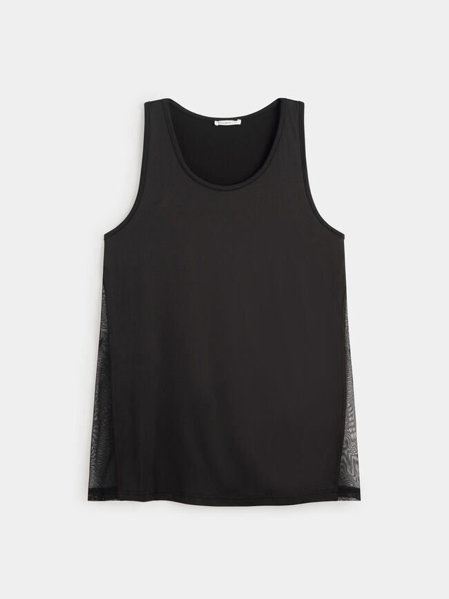 TOP DEPORTIVO MESH Negro