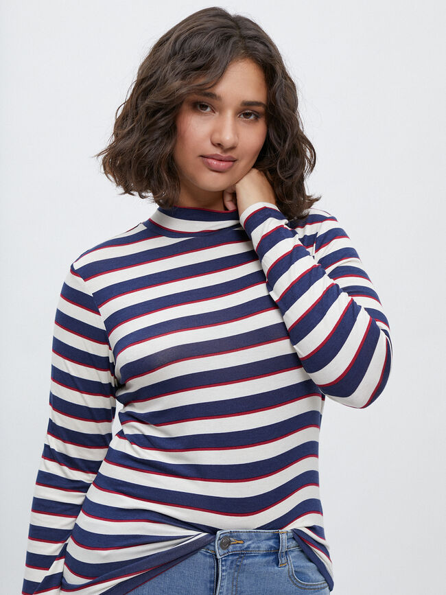 CAMISETA CUELLO PERKINS Estampado 2