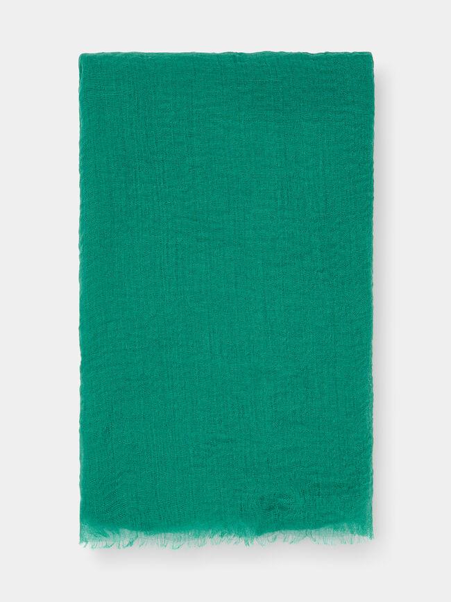 PAÑUELO BÁSICO TEXTURA VERDE OPALO