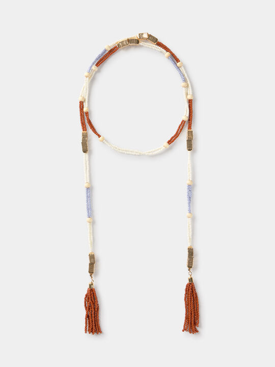 COLLAR ETNICO LARGO Multicolor image number null