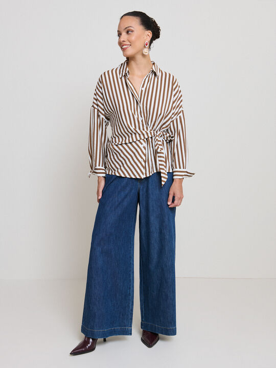 CAMISA NUDO LATERAL Toffe image number null