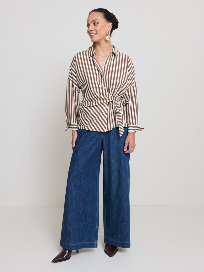CAMISA NUDO LATERAL Toffe