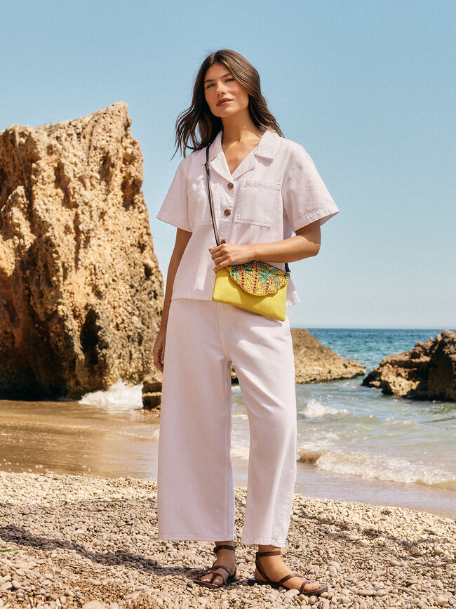 VAQUERO WIDE LEG Blanco Optico