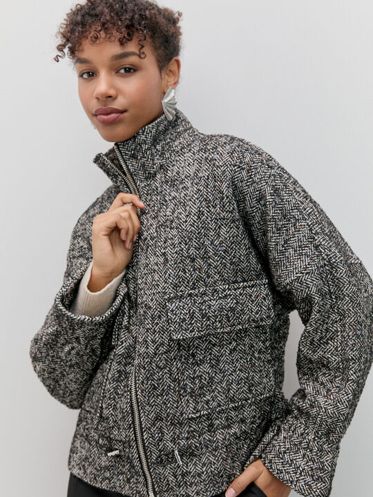 CHAQUETA ESPIGA AJUSTABLE Negro image number null