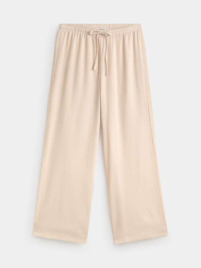 PANTALON TEXTURA Beige