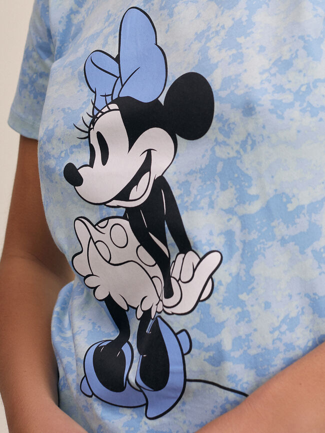 camiseta tie dye minnie 100% algodón Estampado 3