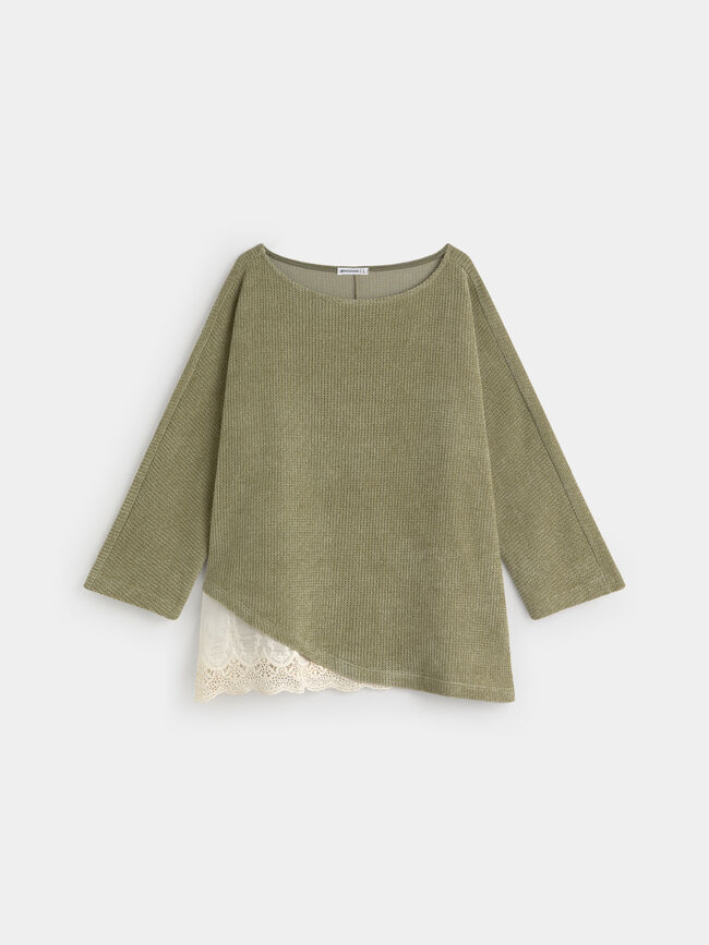 JERSEY PUNTILLA Verde Pastel