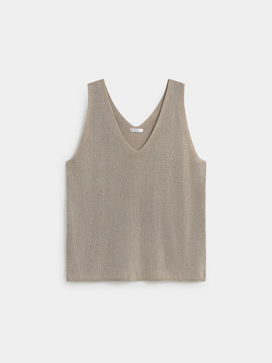 TOP BRILLANTE Beige image number null