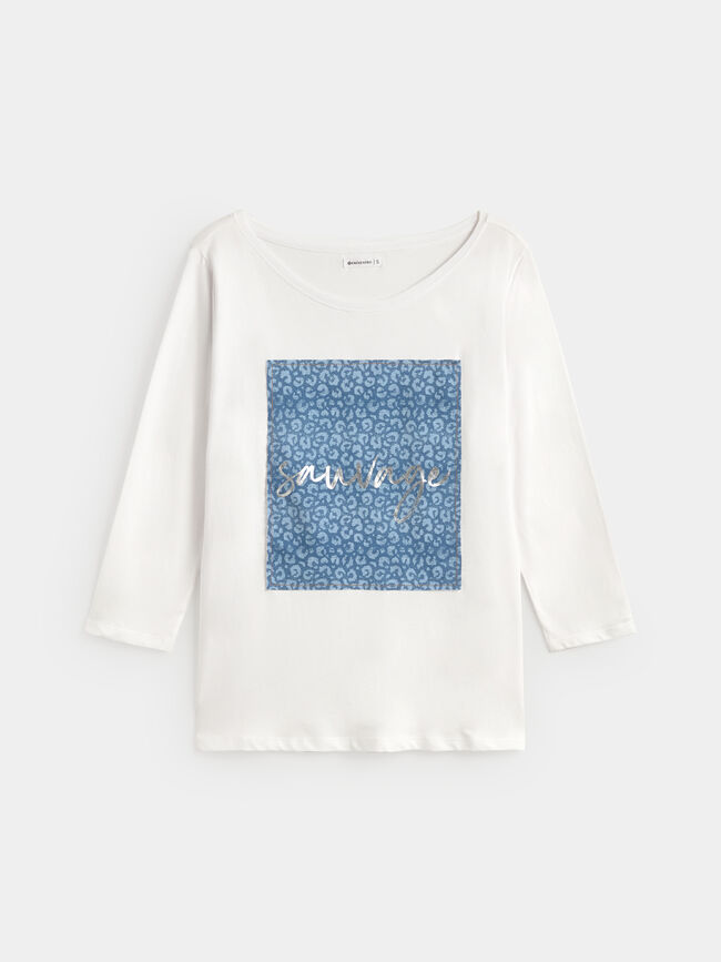 CAMISETA POSICIONAL ANIMAL Blanco Optico
