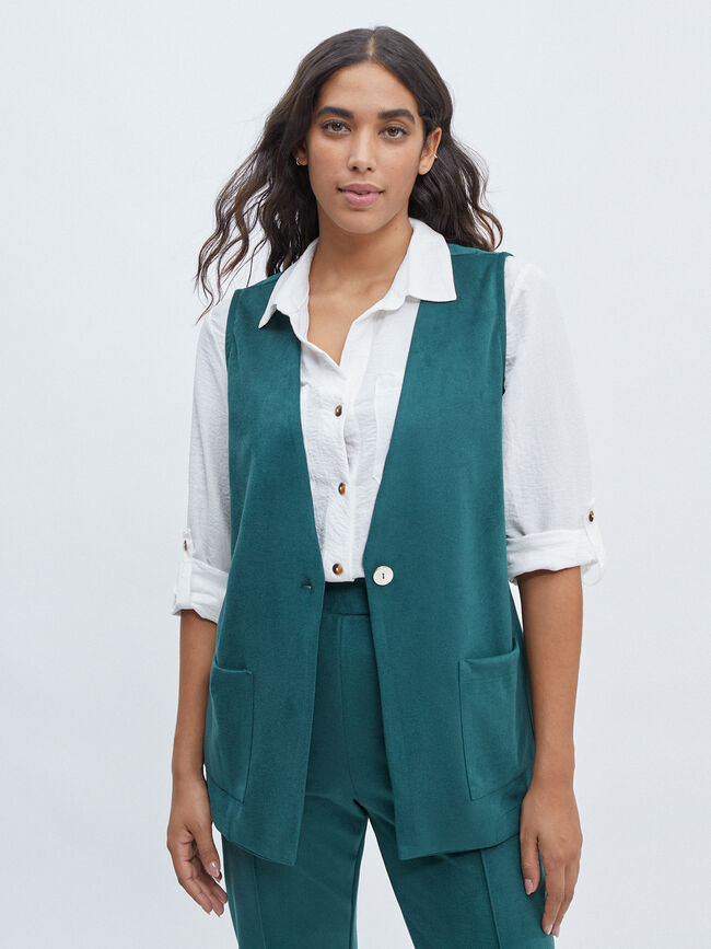 CHALECO BOLSILLOS Verde
