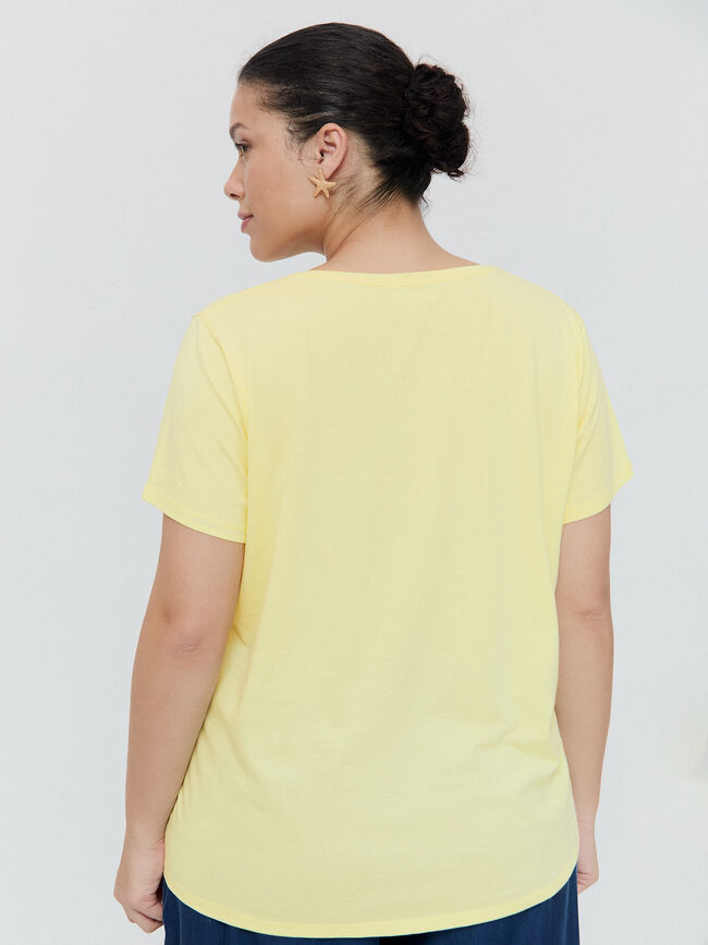 CAMISETA POSICIONAL SOL Amarillo Pastel