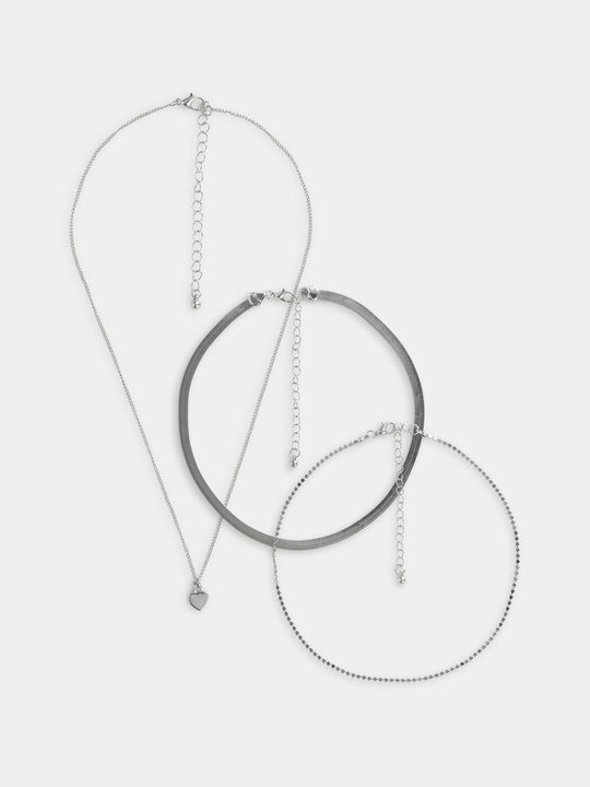 PACK COLLAR BAÑO PLATA Plata image number null