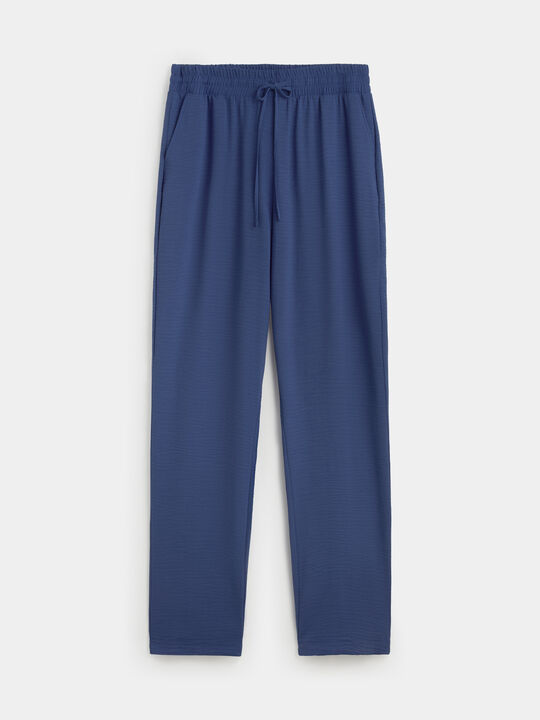 PANTAL&Oacute;N JOGGER AZUL TINTA image number null