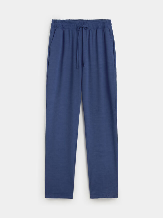PANTAL&Oacute;N JOGGER AZUL TINTA