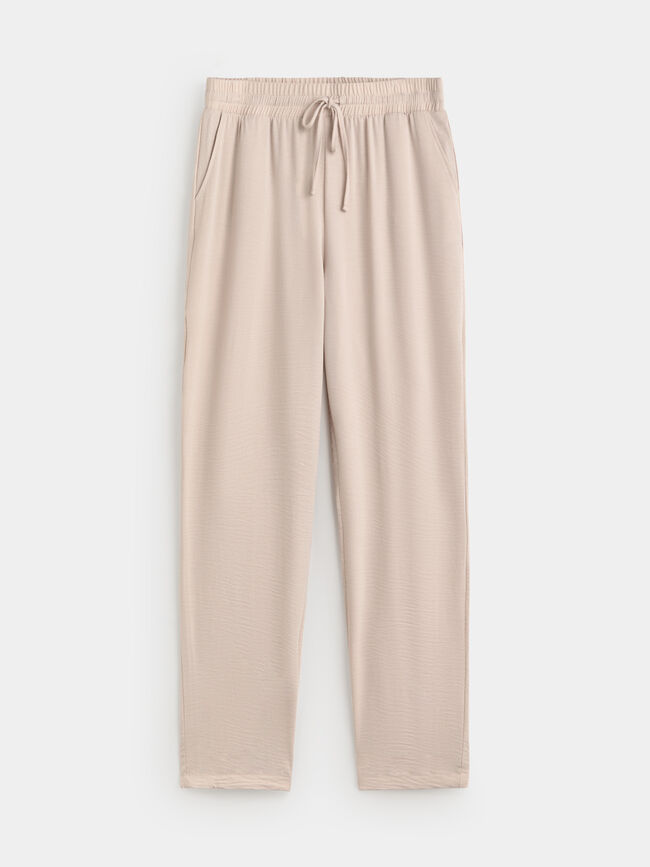 PANTAL&Oacute;N JOGGER Marfil