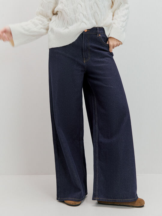 SUPER WIDE LEG GOMA Rinse Wash image number null