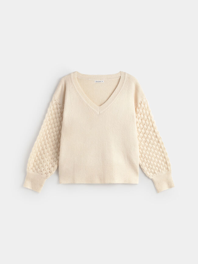 JERSEY MANGAS CALADO Crudo