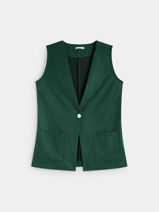 CHALECO BOLSILLOS Verde