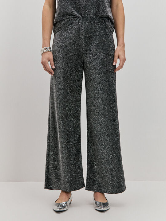 PANTALON BRILLO DETALLE Plata image number null