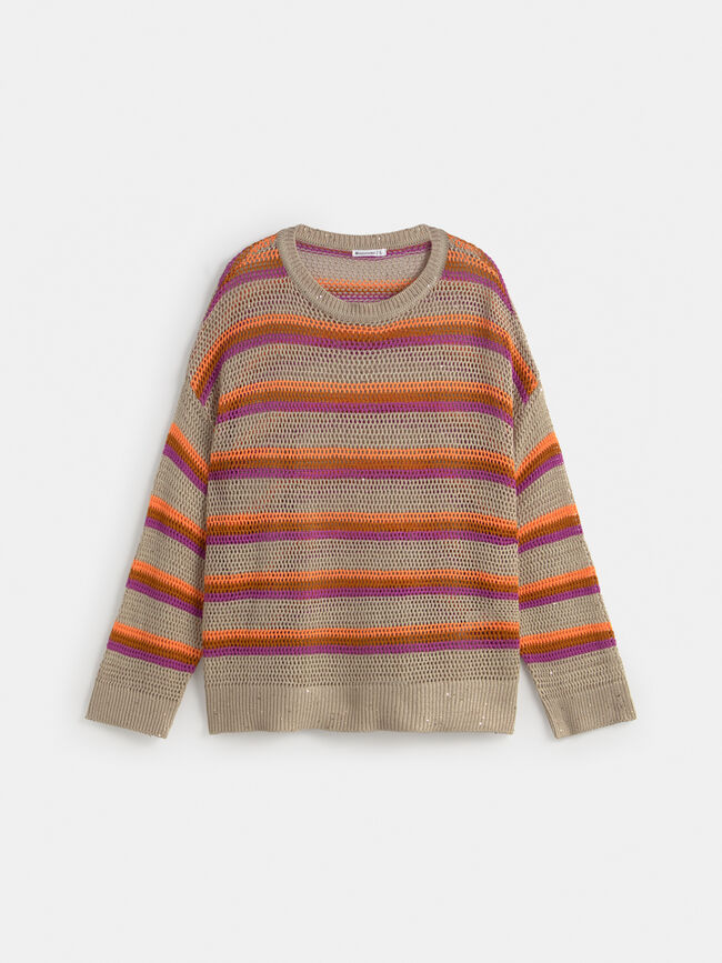 JERSEY RAYAS COLORES Multicolor