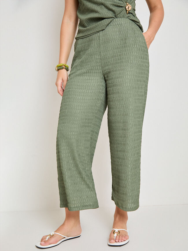 PANTAL&Oacute;N SET ESTRUCTURA Kaki
