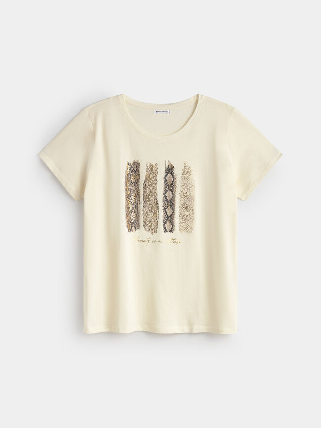 CAMISETA POSICIONAL SERPIENTE Crudo