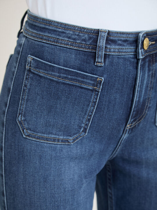 WIDE LEG BOLSILLOS Dark blue image number null